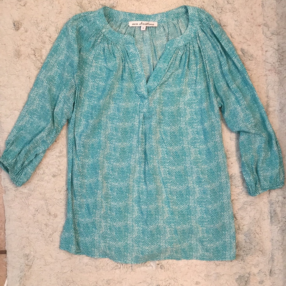 Teal Blouse